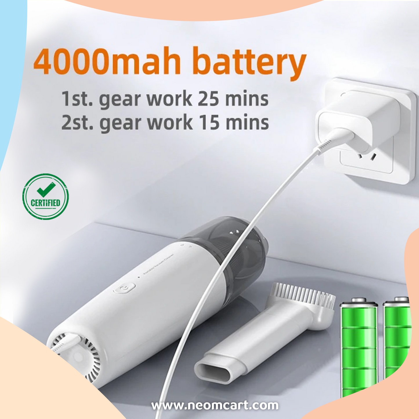 سويفت كلين ميني - مكنسة كهربائية لاسلكية