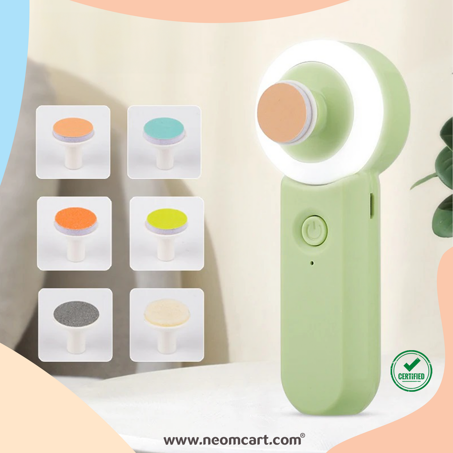 GlowSafe - Rechargeable Baby Nail Grinder