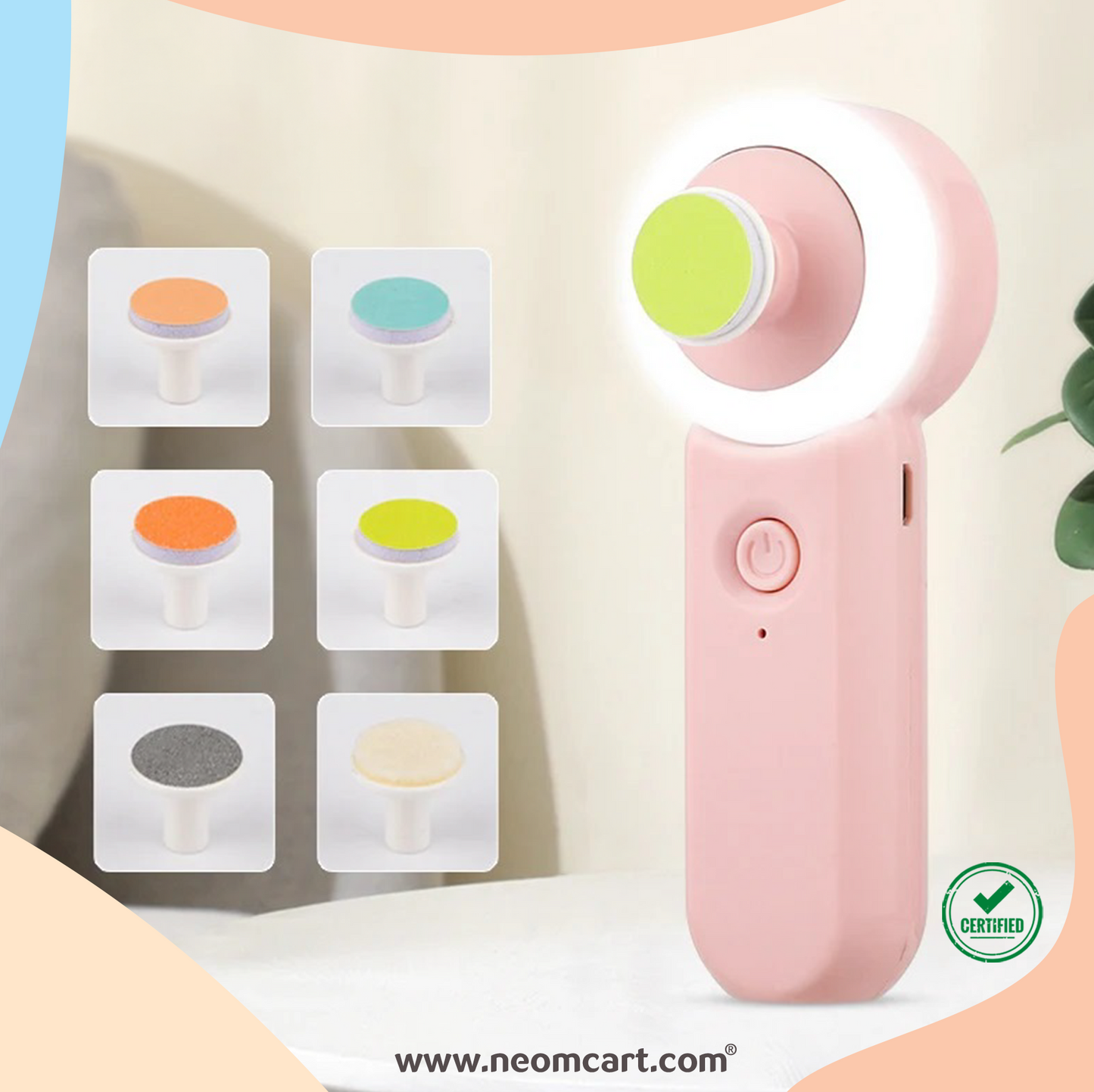 GlowSafe - Rechargeable Baby Nail Grinder