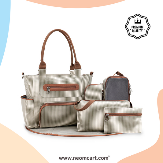 BabyOnTheGo - 7 Piece Tote Bag Set