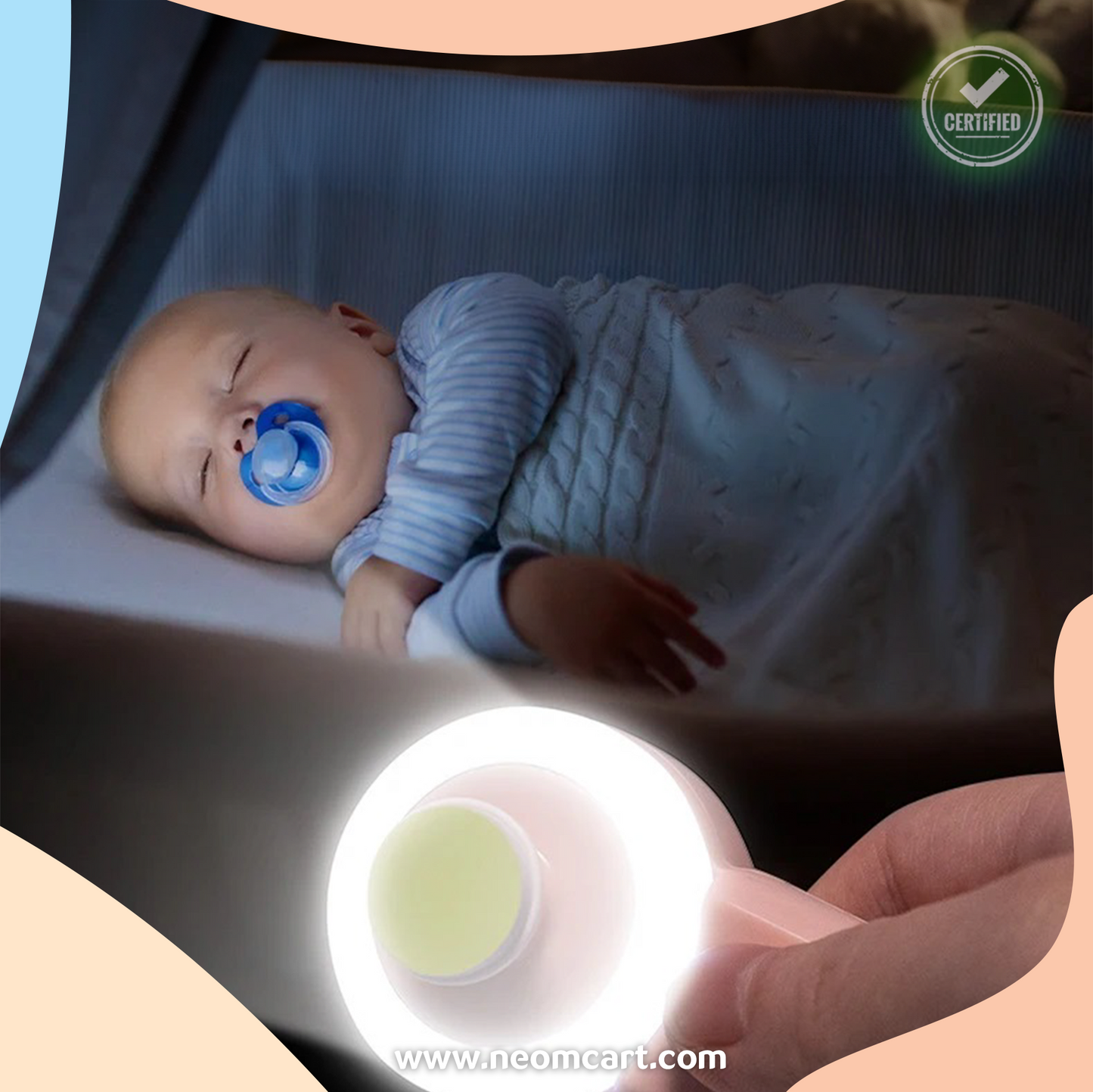 GlowSafe - Rechargeable Baby Nail Grinder